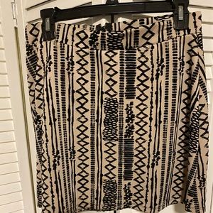 Tribal Print Skirt